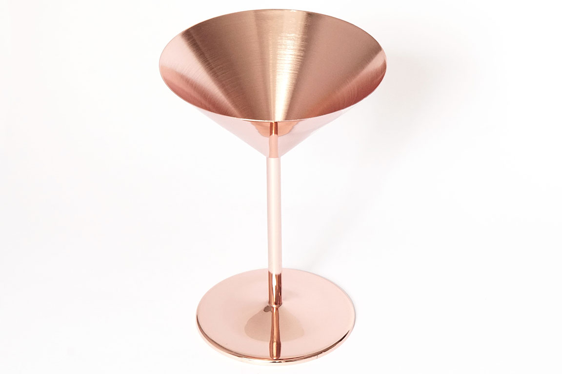 Bond-martini-bakar-1 Bond čaša Martini, bakar 23cl - Slika 1