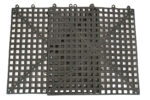 Podloga za čaše 31,5×31,5cm, crna, 2 kom - Slika 2