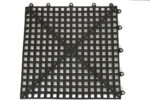 Podloga za čaše 31,5×31,5cm, crna, 2 kom